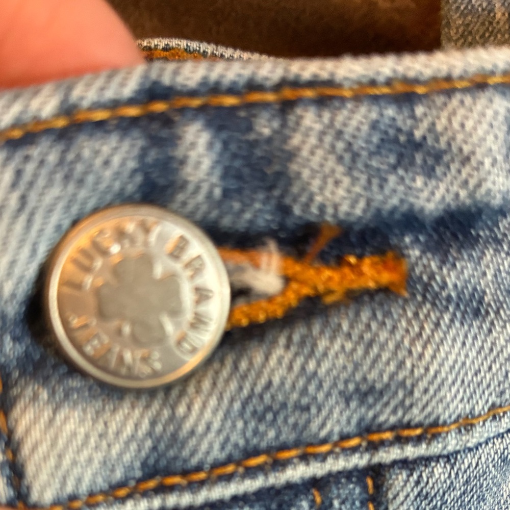 Lucky Brand, Bridgette Hi-rise Straight Jeans with embroidered Side Graphic, 28 - Picture 13 of 14